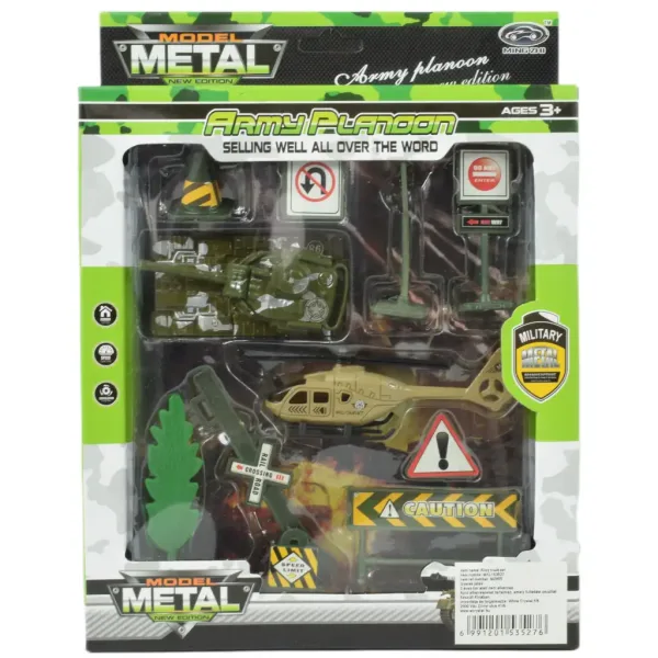 Super Army: Set de jocuri militare cu vehicule și accesorii în diferite variante 1buc. imaginea 13