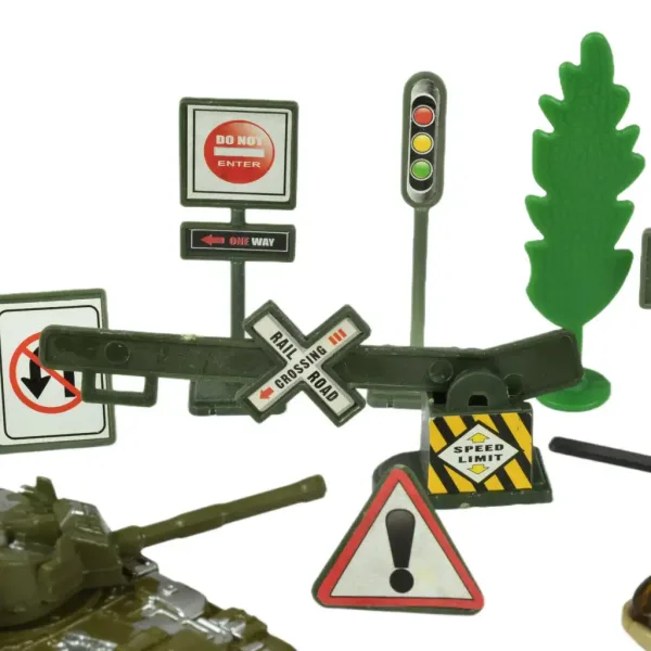 Super Army: Set de jocuri militare cu vehicule și accesorii în diferite variante 1buc. imaginea 4
