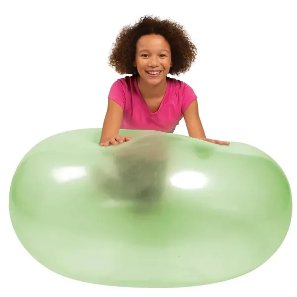 Super Wubble minge cu bule verzi de 75 cm imaginea 2