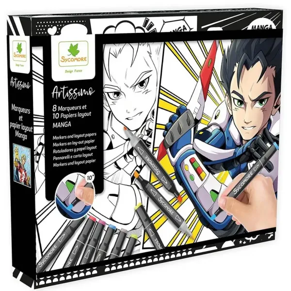 Sycomore Artissimo Manga - Eroi de colorat superbi imaginea 1