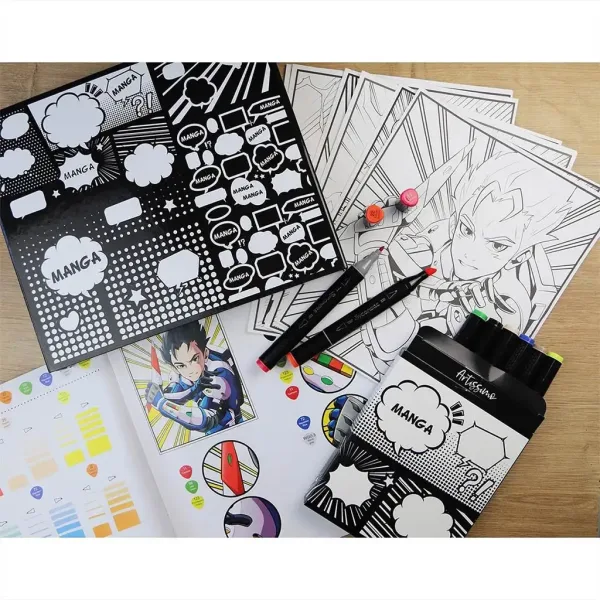 Sycomore Artissimo Manga - Eroi de colorat superbi imaginea 2