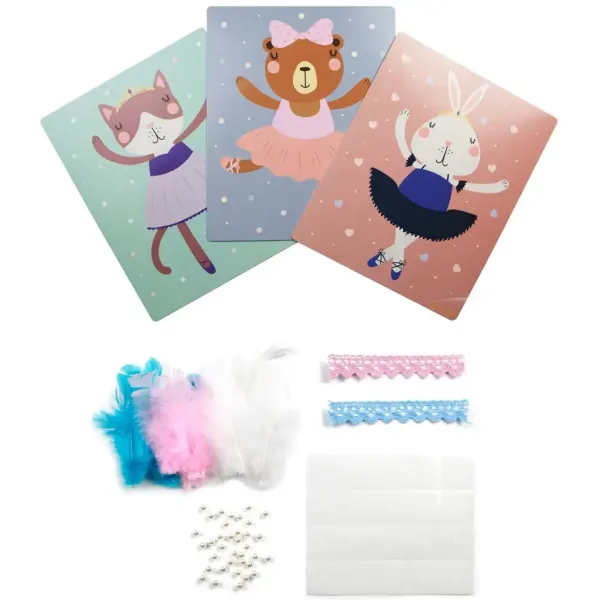 Sycomore: Set creativ pentru realizarea desenelor cu pene imaginea 2