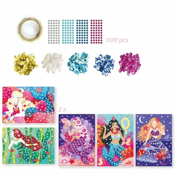 Sycomore: Set de creație mozaic cu sirene Artissimo imaginea 2