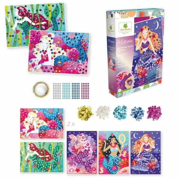 Sycomore: Set de creație mozaic cu sirene Artissimo imaginea 3