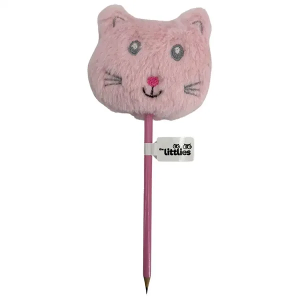The Littlies: Creion cu cap de animal moale, diverse modele, 1 buc. imaginea 2