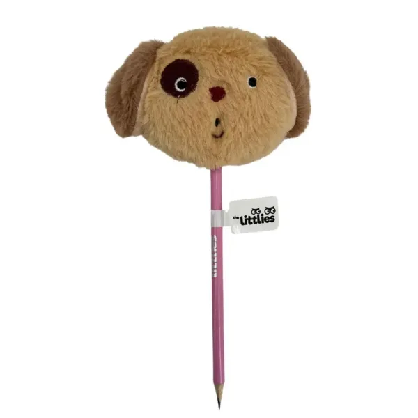 The Littlies: Creion cu cap de animal moale, diverse modele, 1 buc. imaginea 3