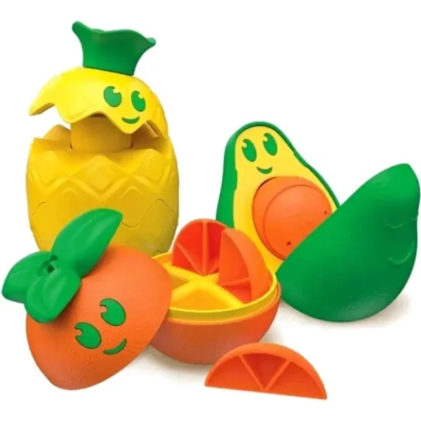 Think&Play Puzzle cu fructe joc logic - Clementoni imaginea 2