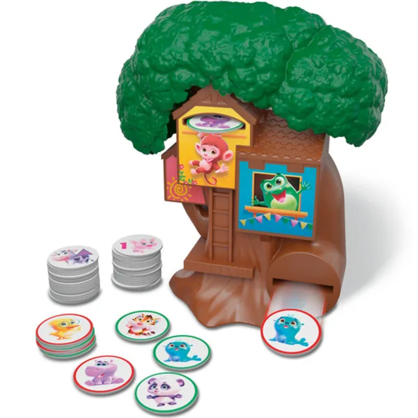 Thinkfun: Căsuța din copac – Jocul broscuței cu super tobogan imaginea 2