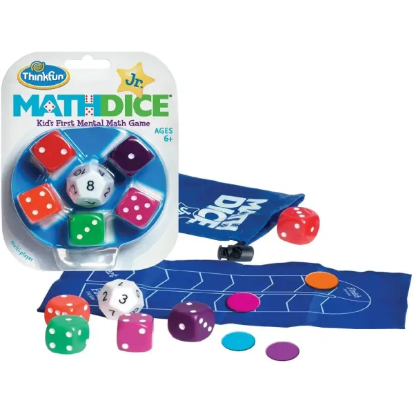 Thinkfun: Joc de societate Math Dice junior imaginea 2