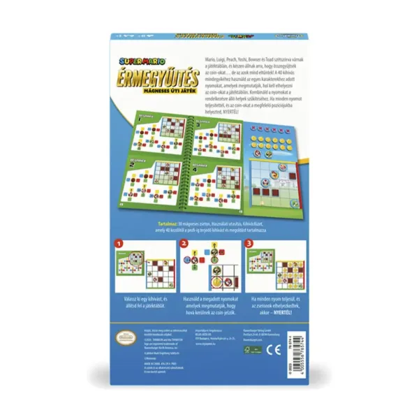 Thinkfun: Super Mario - Colectare de monede, joc de călătorie magnetic imaginea 2