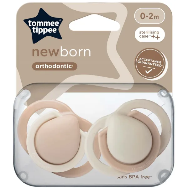 Tommee Tippee: Newborn suzetă pentru nou-născuți, set de 2 bucăți, în mai multe variante (0-2 luni) imaginea 3