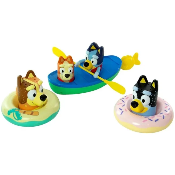 Tomy Toomies: Bluey – plimbare în familie cu o barcă, jucărie pentru baie imaginea 2