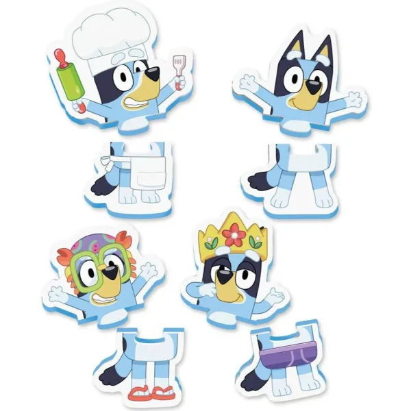 Tomy Toomies: Bluey puzzle de baie cu 4 figurine imaginea 2