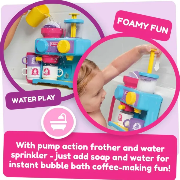 Tomy Toomies: Joc de baie cu spumă de cafea imaginea 6
