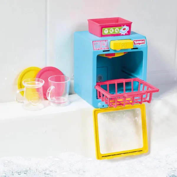 Tomy Toomies: Super mașină de spălat vase de baie – jucărie pentru baie imaginea 2