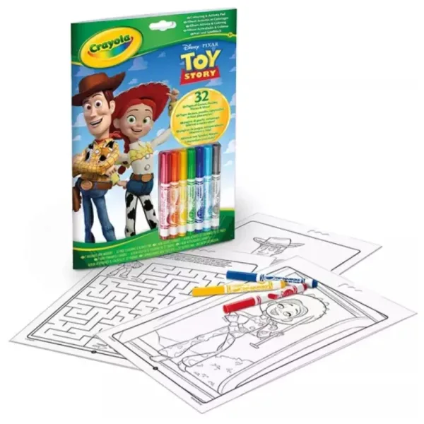 Toy Story 5: Caiet de colorat și activități cu carioci imaginea 1