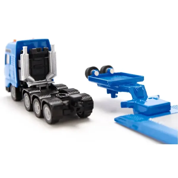 Transportor greu SIKU MAN cu excavator Liebherr 1/87 imaginea 4