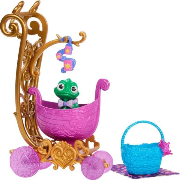 Trăsură pentru animăluțul prințeselor Disney Rapunzel - Mattel imaginea 3