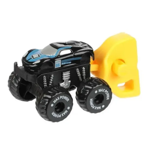 Turbo Racers Monster Truck mașinuță surpriză cu lansator 1buc imaginea 2