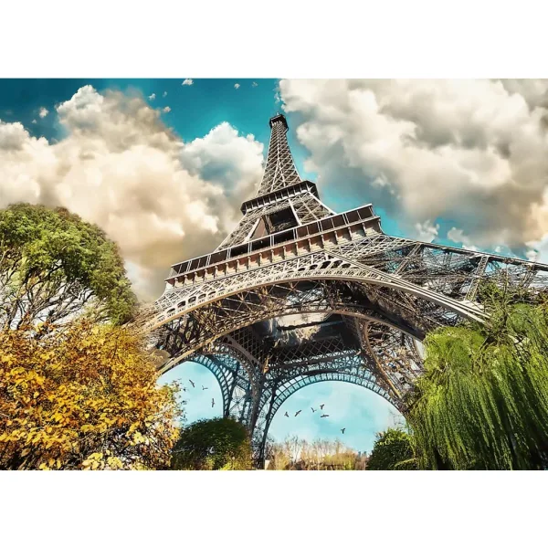 Turnul Eiffel, Paris puzzle premium plus de calitate, 1000 piese - Trefl imaginea 2