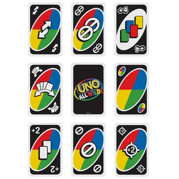 UNO: All Wild! - Joc de cărți nebun - Mattel imaginea 3