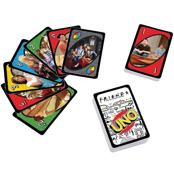 UNO Friends: joc de cărți pentru prieteni - Mattel imaginea 2