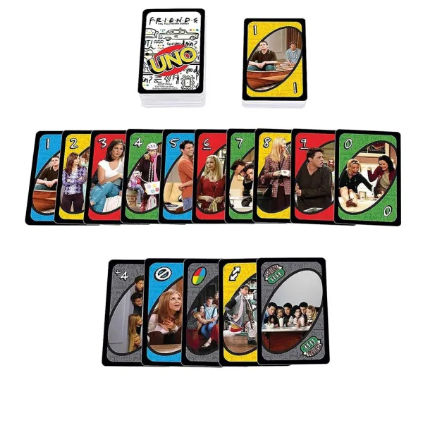 UNO Friends: joc de cărți pentru prieteni - Mattel imaginea 3