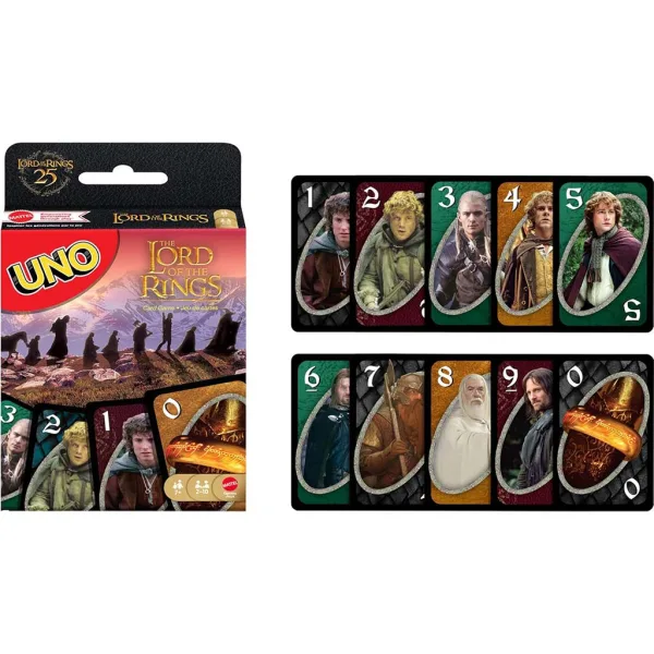 UNO Stăpânul Inelelor joc de cărți - Mattel imaginea 2