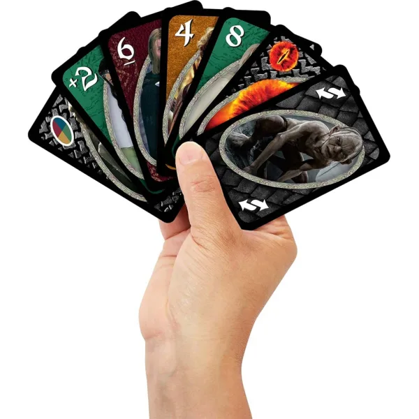 UNO Stăpânul Inelelor joc de cărți - Mattel imaginea 3