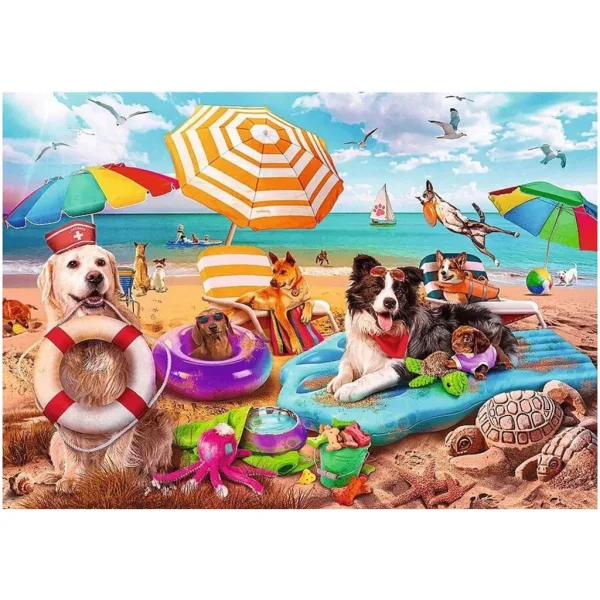 Vacanță puzzle 2x500 de piese - Trefl imaginea 2
