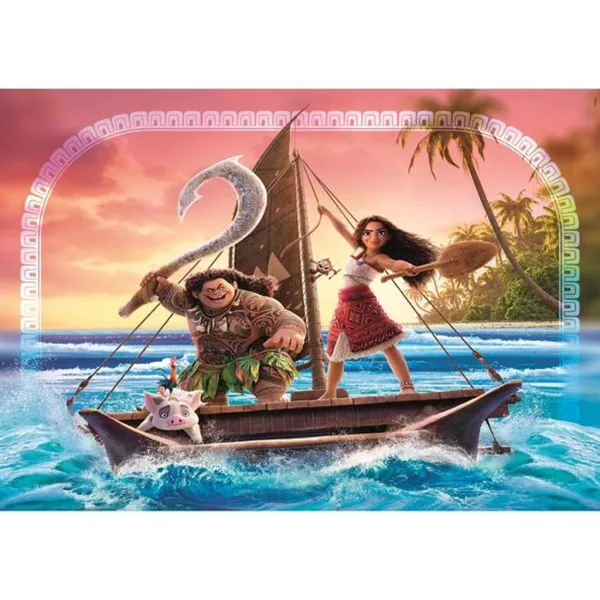 Vaiana 2 Aventuri puzzle Supercolor de 104 piese - Clementoni imaginea 2