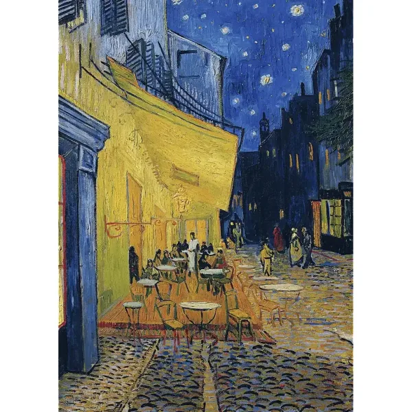 Vincent Van Gogh: Cafenea de noapte puzzle 1000 de piese - Trefl imaginea 2