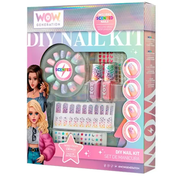 WOW Generation: Set mare de decorare unghii DIY imaginea 1