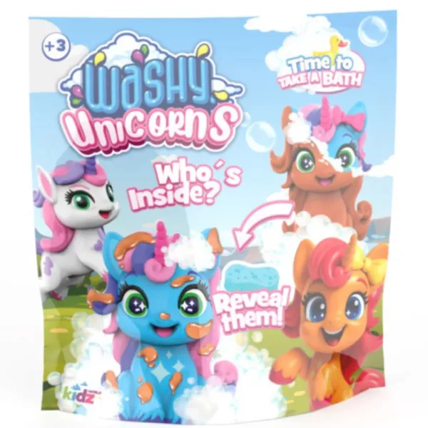 Washy Friends: Color Reveal - unicorni de baie, figurină-surpriză - diverse imaginea 1