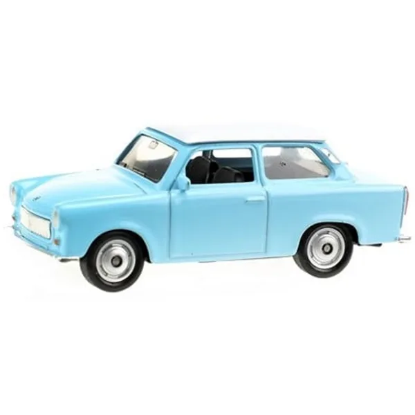 Welly: Mașinuță metalică Trabant, model disponibil în mai multe variante, scară 1/64 imaginea 3