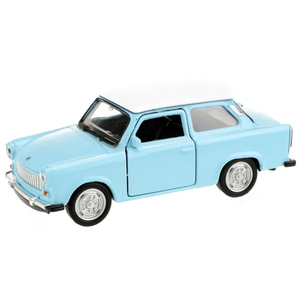 Welly: Model de mașină mică Trabant 601 din metal, disponibil în mai multe variante, 11 cm imaginea 3