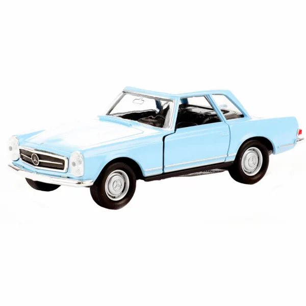 Welly: Model de mașinuță din metal Mercedes-Benz 1963 230SL, disponibil în mai multe variante, 11 cm imaginea 4