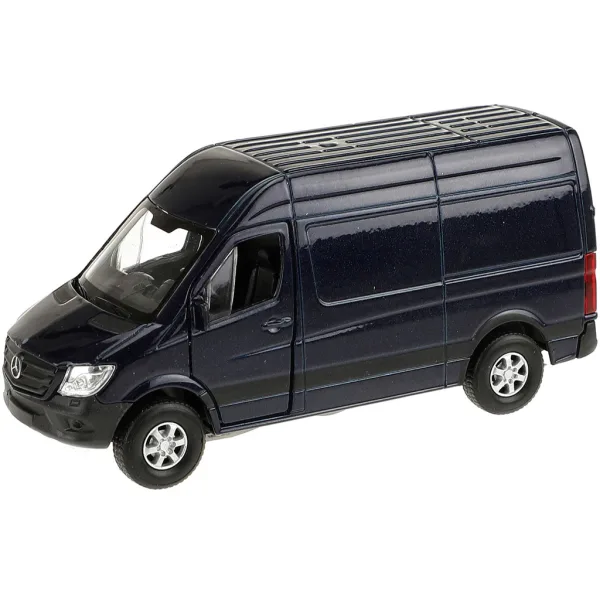 Welly: Model de mașinuță din metal Mercedes-Benz Sprinter, disponibil în mai multe variante, 11 cm imaginea 3