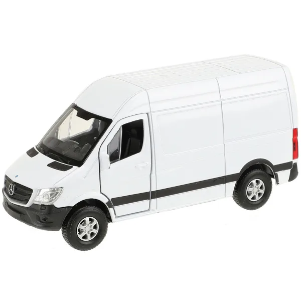 Welly: Model de mașinuță din metal Mercedes-Benz Sprinter, disponibil în mai multe variante, 11 cm imaginea 4