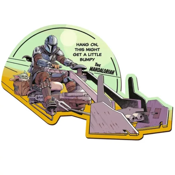 Wood Craft: Star Wars - Mandalorian 160 de piese puzzle premium din lemn - Trefl imaginea 2