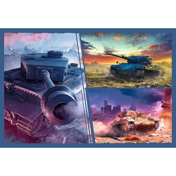World of Tanks puzzle 2x200 de piese - Trefl imaginea 2