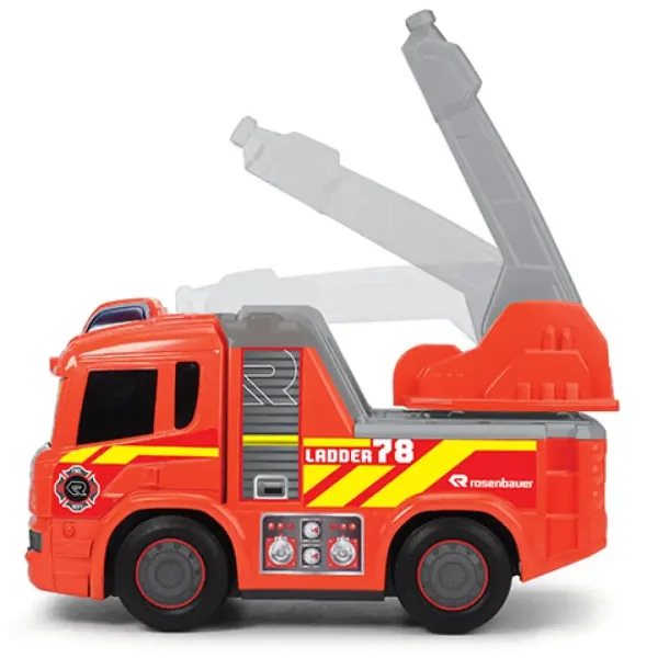 ABC Fredy Fire mașină de pompieri cu sunete și lumini 25cm - Simba Toys imaginea 3