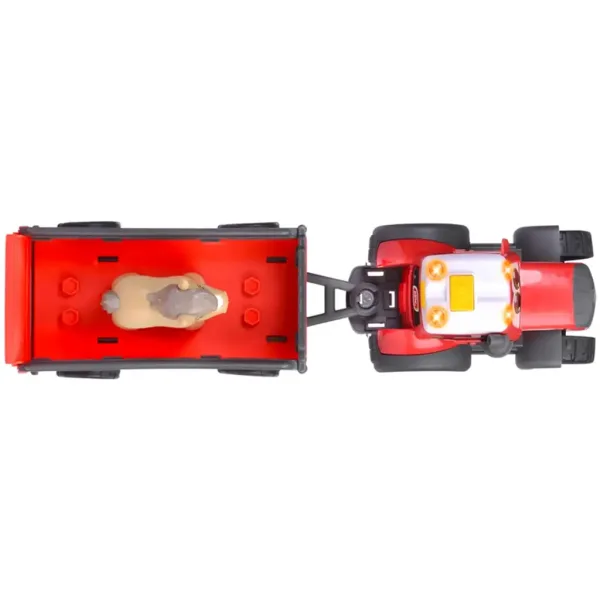 ABC Massey tractor de transport pentru animale cu cal - Simba Toys imaginea 4