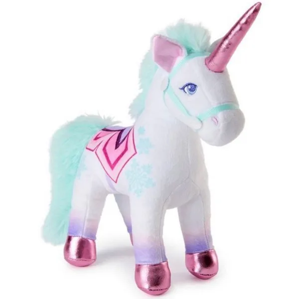 Academia Unicornilor: figurină de pluș Glacier, 17 cm - Spin Master