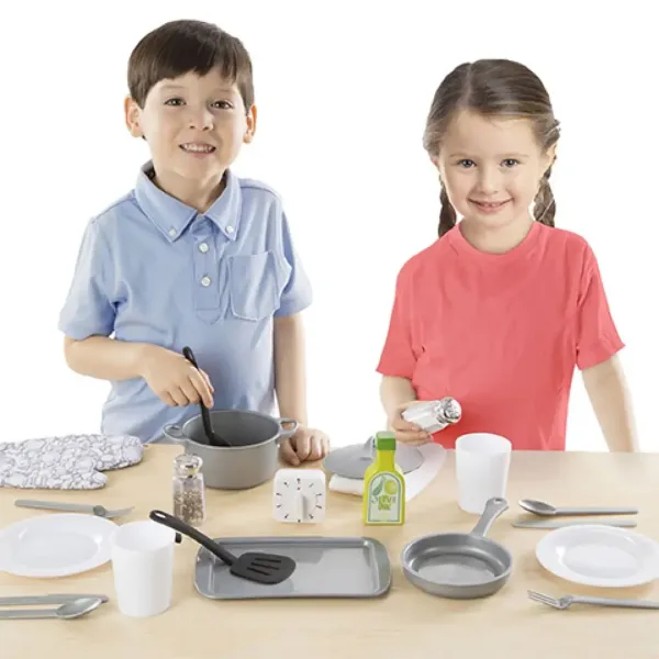 Accesorii de bucătărie set de joacă 22 bucăți - Melissa & Doug imaginea 3