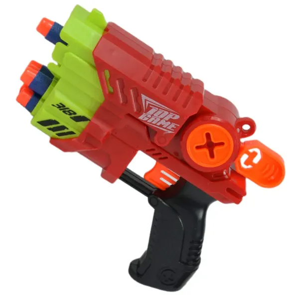 Air Blaster: EVA pistol cu gloanțe de ​​burete cu tinta si cartuse 19x14cm imaginea 2