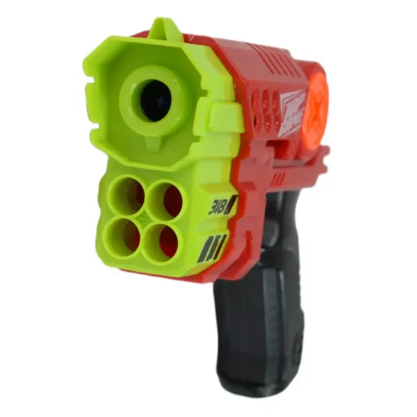 Air Blaster: EVA pistol cu gloanțe de ​​burete cu tinta si cartuse 19x14cm imaginea 5