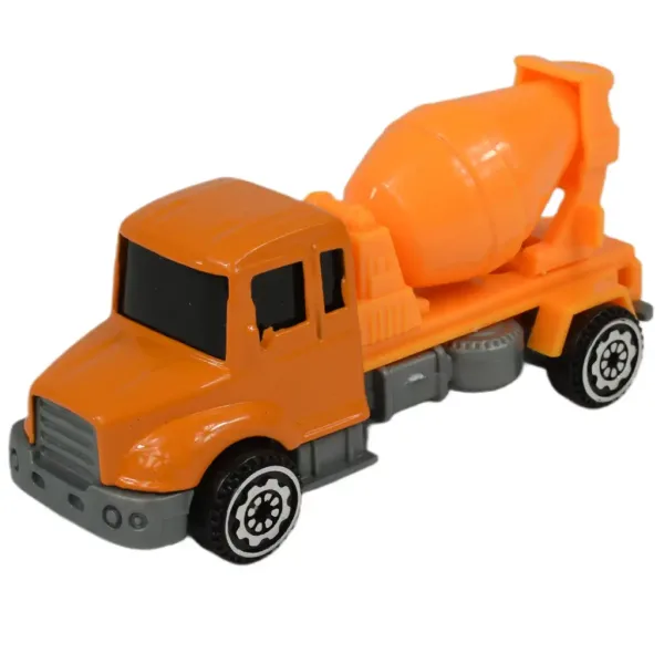 Alloy Car: 6 bucăți set camion de constructii 8cm imaginea 6