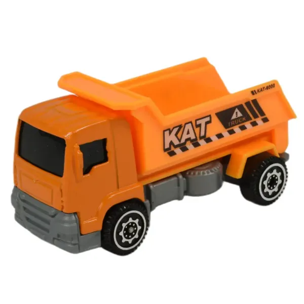 Alloy Car: 6 bucăți set camion de constructii 8cm imaginea 7
