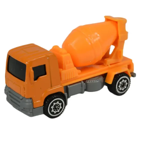 Alloy Car: 6 bucăți set camion de constructii 8cm imaginea 8